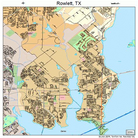 rowlett tx library|street map of rowlett texas.